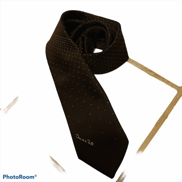 Oscar de la Renta Other - OSCAR DE LA RENTA Brown Silk Tie